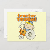 Traktor-starke T - Shirts und Geschenke Postkarte (Vorne/Hinten)