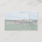 Traktor-Sümpfe, die Sumpfgebiete pflügen Visitenkarte (Rückseite)