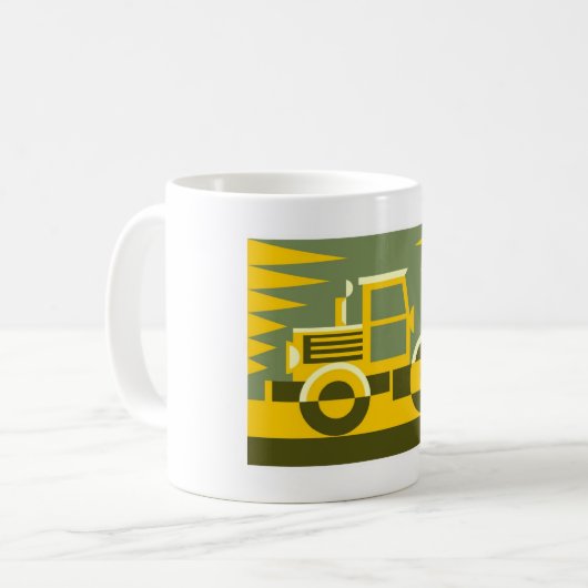 Traktor-Tasse Kaffeetasse (Vorderseite Links)