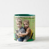 Traktor-Tasse Zweifarbige Tasse (Mittel)