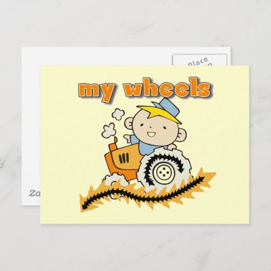 Traktor, Traktor, Traktor, Traktoren, Traktoren Postkarte (Vorne/Hinten)