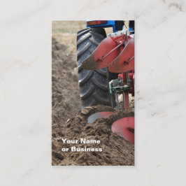 Traktor- und Pflug-Visitenkarte Visitenkarte
