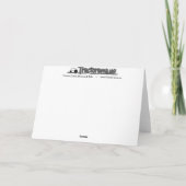 Traktor-und Scheunen-Gruß-Karte Karte (Rückseite)