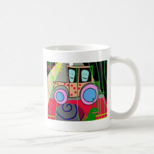 Traktor und Schnecke Kaffeetasse