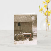 Traktor- und Stallkarte Karte (Gelbe Blume)