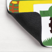 Traktor unter Blue Sky Mousepad (Ecke)