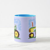 Traktor unter Blue Sky Tasse (Zentrum)