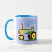 Traktor unter Blue Sky Tasse (Links)