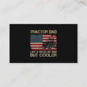 Traktor-Vater wie ein regelmäßiger Vater Traktor V Visitenkarte (Vorderseite)