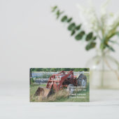 Traktor Visitenkarte (Stehend Vorderseite)