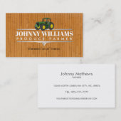 Traktor-Visitenkarten Visitenkarte (Vorne/Hinten)