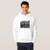 Traktor vor der Kneipe Hoodie (Vorne ganz)