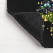 Traktor Weihnachtsbaum Lights Holiday Traktor Xmas Mousepad (Ecke)