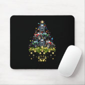 Traktor Weihnachtsbaum Lights Holiday Traktor Xmas Mousepad (Mit Mouse)