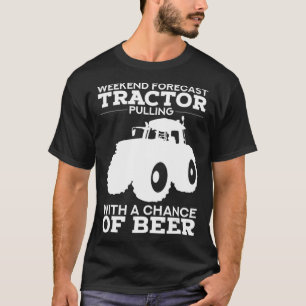 Traktor, Wöchendprognose Traktor Bier Gif T-Shirt