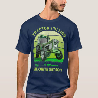 Traktor zieht Lieblings-Saison Traktor Pull T-Shirt