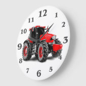 Traktorbild für die runde Großuhr Große Wanduhr (Winkel)