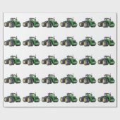 Traktorbild für Schleifpapier Geschenkpapier (Flach)