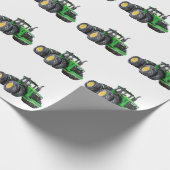 Traktorbild für Schleifpapier Geschenkpapier (Ecke)