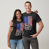 Traktoren Bauer American Flag Patriotic Farm T-Shirt (Unisex)