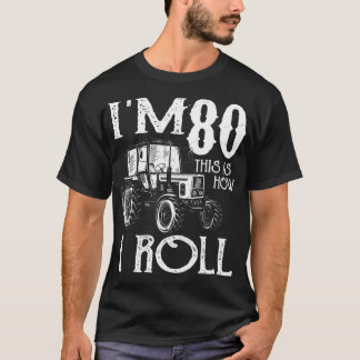 Traktoren Bauer Rancher 80. Geburtstag Funny Spric T-Shirt