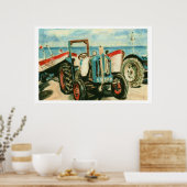 Traktoren bei Cromer - Print oder Poster (Küche)