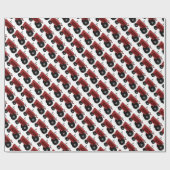 Traktoren, die Papier zum Packen verwenden Geschenkpapier (Flach)