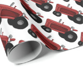 Traktoren, die Papier zum Packen verwenden Geschenkpapier (Rolleneckpunkt)