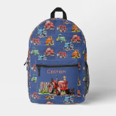 Traktoren für Kleinkinder Personalisierter Rucksac Bedruckter Rucksack (Vorderseite)