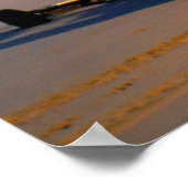 Traktoren in der Wintersonne Poster (Ecke)