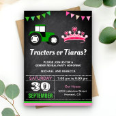 Traktoren oder Party zur Aufdeckung der Geschlecht Einladung