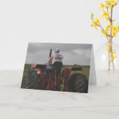 Traktoren sind Coole Grußkarte Karte (Gelbe Blume)