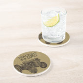 Traktoren sind cooler Untersetzer (Seite)