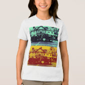 Traktoren Tri-Blend Shirt (Vorderseite)