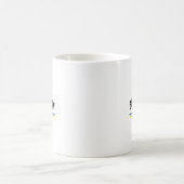 Traktoren über Panzer Ukraine Kaffeetasse (Mittel)