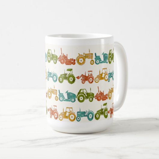 Traktoren und Rasenmäher Kaffeetasse (VorderseiteRechts)