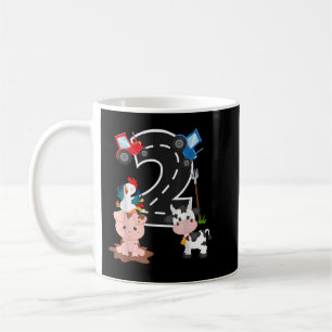 Traktorenfarm Nr. 2 2 Geburtstagsfarm Ba. Kaffeetasse