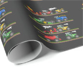 Traktorenzucht Geschenkpapier (Rolleneckpunkt)