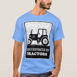 Traktorenzucht leicht ablenkbar durch Traktor T-Shirt