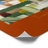 Traktorfelder von Stevensville,.. Poster (Ecke)