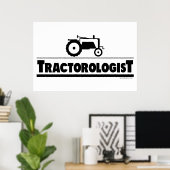 Traktorologe Poster (Heimbüro)