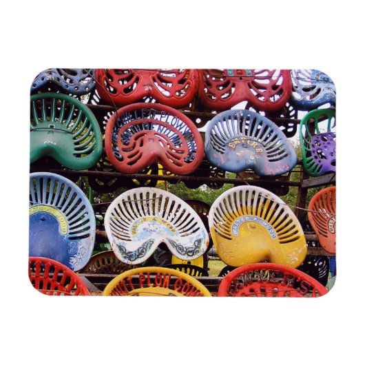 Traktorsitze auf der Traktorshow Magnet (Horizontal)