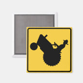 Traktorzeichen Magnet (Vorderseite/Rückseite)