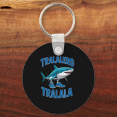 Tralalero Tralala Funny Italian Brainrot Toddlers  Schlüsselanhänger (Vorderseite)