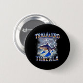 Tralalero Tralala Funny Shark Meme Bootleg Button (Vorne & Hinten)