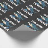 Tralalero Tralala Funny Shark Meme Geschenkpapier (Ecke)