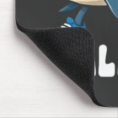 Tralalero Tralala Funny Shark Meme Mousepad (Ecke)