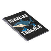 Tralalero Tralala Funny Shark Meme Notizblock (Rechte Seite)