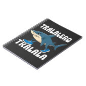 Tralalero Tralala Funny Shark Meme Notizblock (Linke Seite)