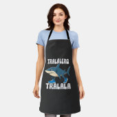 Tralalero Tralala Funny Shark Meme Schürze (Getragen)